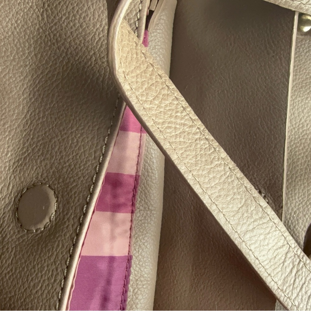 Kooba Taupe Leather Tote Bag - Picture 3 of 8